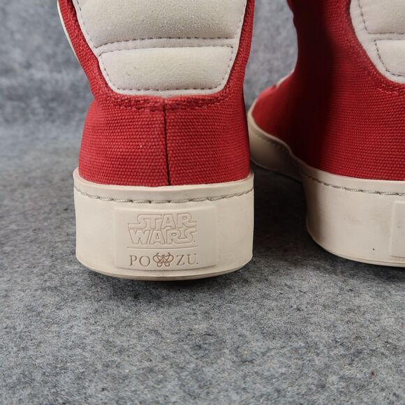 Star Wars Shoes Womens 9 Po Zu Sneakers Resistance Red Boot High Top Trainers - Picture 7 of 14